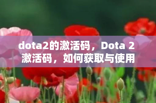 dota2的激活码，Dota 2 激活码，如何获取与使用