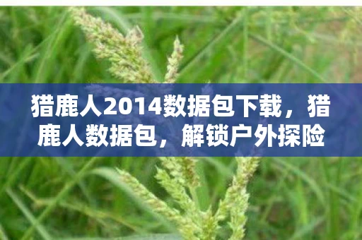 猎鹿人2014数据包下载，猎鹿人数据包，解锁户外探险新技能