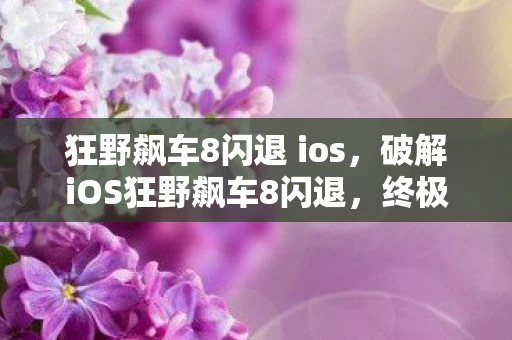 狂野飙车8闪退 ios，破解iOS狂野飙车8闪退，终极解决方案