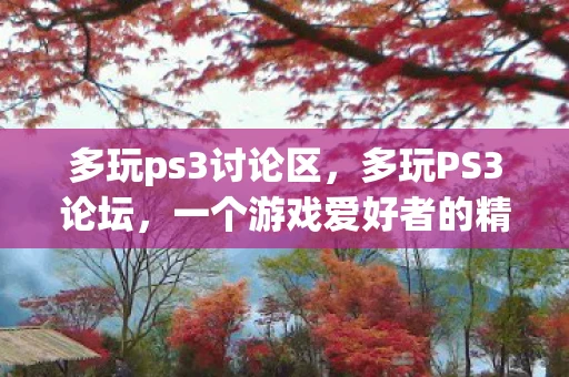 多玩ps3讨论区，多玩PS3论坛，一个游戏爱好者的精神家园
