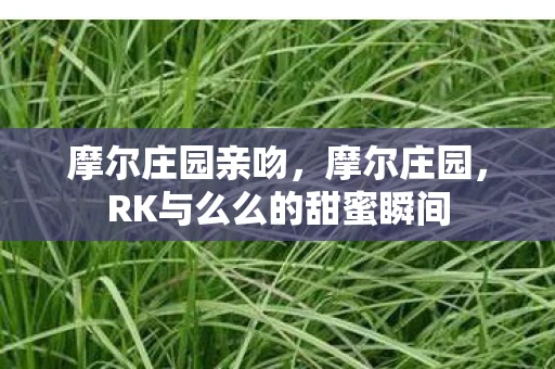 摩尔庄园亲吻，摩尔庄园，RK与么么的甜蜜瞬间