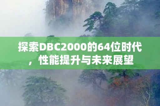 探索DBC2000的64位时代，性能提升与未来展望