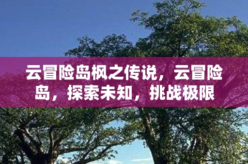 云冒险岛枫之传说，云冒险岛，探索未知，挑战极限
