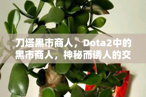 刀塔黑市商人，Dota2中的黑市商人，神秘而诱人的交易之地