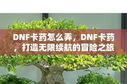 DNF卡药怎么弄，DNF卡药，打造无限续航的冒险之旅