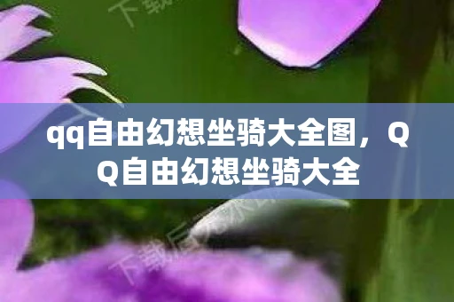 qq自由幻想坐骑大全图，QQ自由幻想坐骑大全
