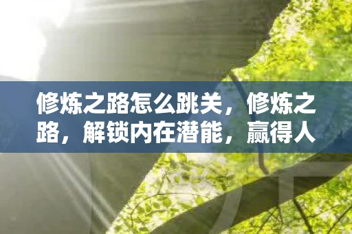 修炼之路怎么跳关，修炼之路，解锁内在潜能，赢得人生奖励