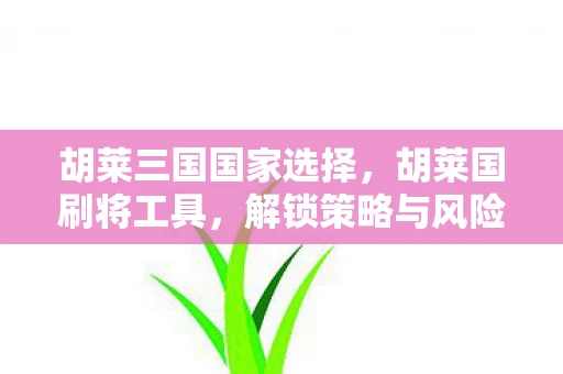 胡莱三国国家选择，胡莱国刷将工具，解锁策略与风险预警