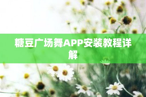 糖豆广场舞APP安装教程详解图片