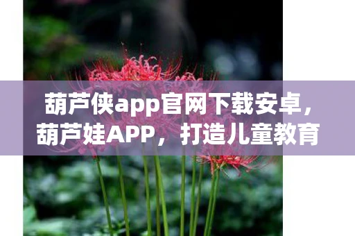 葫芦侠app官网下载安卓，葫芦娃APP，打造儿童教育新体验