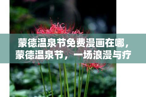 蒙德温泉节免费漫画在哪，蒙德温泉节，一场浪漫与疗愈的盛宴