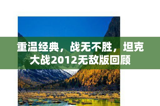 坦克大战2012无敌版回顾图片