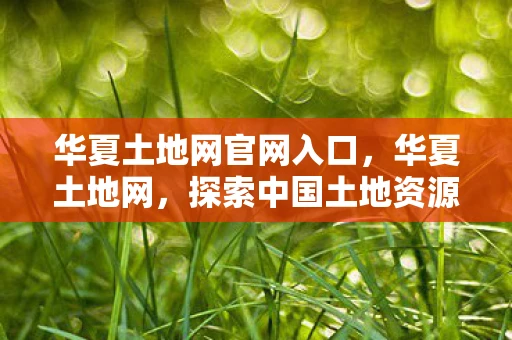 华夏土地网官网入口,华夏土地网,探索中国土地资源的奥秘 华夏土地网官网入口,华夏土地网,探索中国土地资源的奥秘