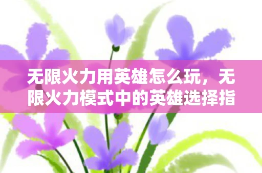 无限火力用英雄怎么玩,无限火力模式中的英雄选择指南 无限火力用英雄怎么玩,无限火力模式中的英雄选择指南