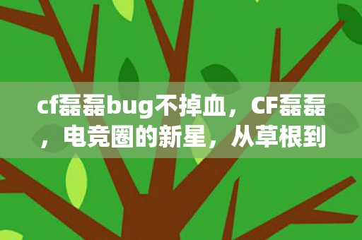 cf磊磊bug不掉血，CF磊磊，电竞圈的新星，从草根到职业选手的传奇之路