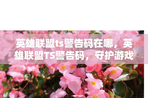 英雄联盟ts警告码在哪,英雄联盟TS警告码,守护游戏环境的神秘力量 英雄联盟ts警告码在哪,英雄联盟TS警告码,守护游戏环境的神秘力量
