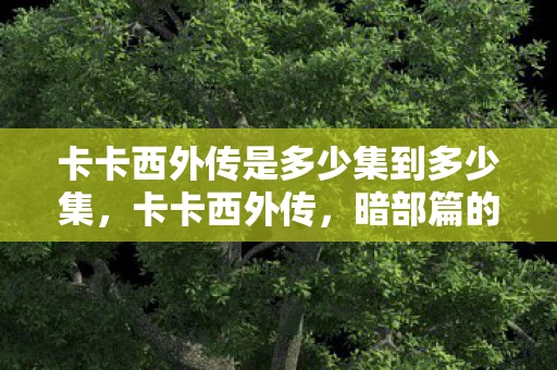 卡卡西外传是多少集到多少集,卡卡西外传,暗部篇的揭秘 卡卡西外传是多少集到多少集,卡卡西外传,暗部篇的揭秘
