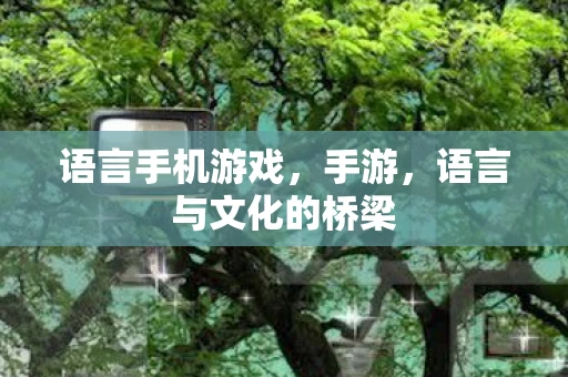语言手机游戏，手游，语言与文化的桥梁