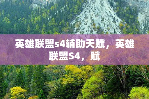 英雄联盟s4辅助天赋，英雄联盟S4，赋