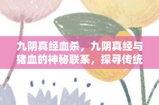 九阴真经血杀，九阴真经与猪血的神秘联系，探寻传统养生文化的奥秘