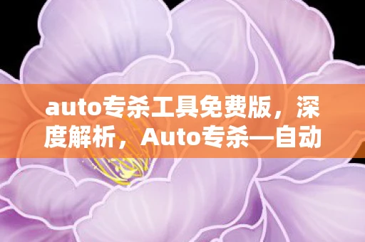 auto专杀工具免费版，深度解析，Auto专杀—自动化攻击背后的真相与防范策略