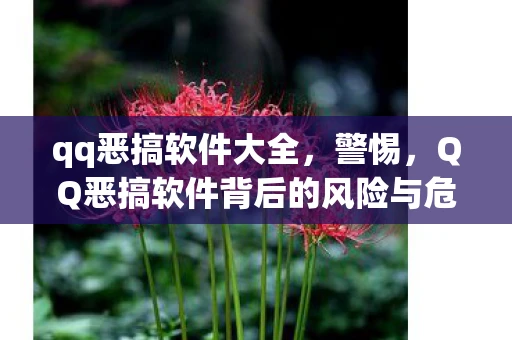 qq恶搞软件大全，警惕，QQ恶搞软件背后的风险与危害