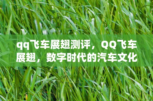qq飞车展翅测评,QQ飞车展翅,数字时代的汽车文化新篇章 qq飞车展翅测评,QQ飞车展翅,数字时代的汽车文化新篇章