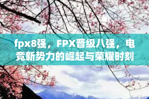 fpx8强，FPX晋级八强，电竞新势力的崛起与荣耀时刻