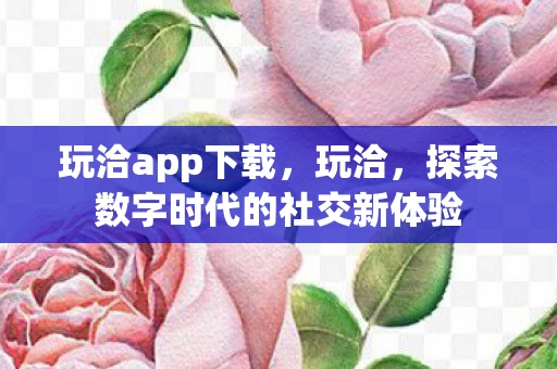 玩洽app下载，玩洽，探索数字时代的社交新体验