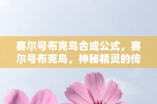 赛尔号布克鸟合成公式，赛尔号布克鸟，神秘精灵的传奇故事