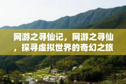 网游之寻仙记，网游之寻仙，探寻虚拟世界的奇幻之旅