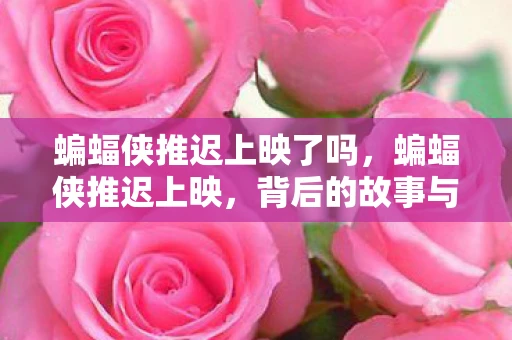 蝙蝠侠推迟上映了吗，蝙蝠侠推迟上映，背后的故事与影响