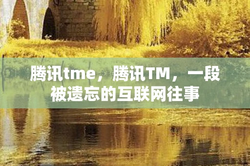 腾讯tme,腾讯TM,一段被遗忘的互联网往事 腾讯tme,腾讯TM,一段被遗忘的互联网往事