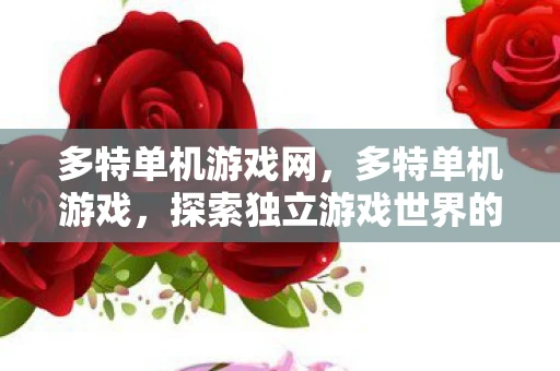 多特单机游戏网，多特单机游戏，探索独立游戏世界的奇妙之旅