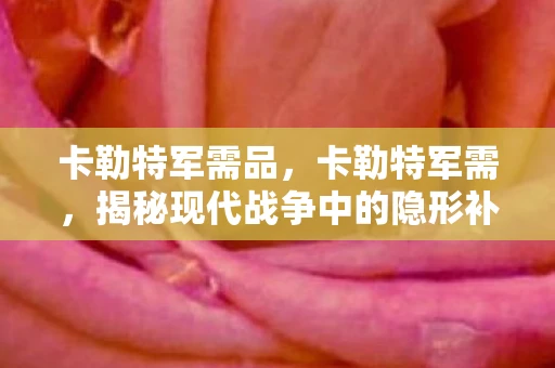 卡勒特军需品,卡勒特军需,揭秘现代战争中的隐形补给线 卡勒特军需品,卡勒特军需,揭秘现代战争中的隐形补给线