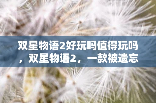 双星物语2好玩吗值得玩吗，双星物语2，一款被遗忘的经典游戏