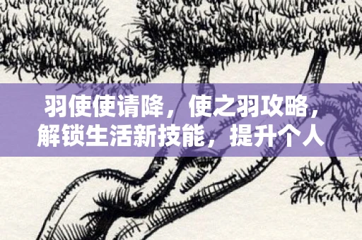 羽使使请降,使之羽攻略,解锁生活新技能,提升个人魅力 羽使使请降,使之羽攻略,解锁生活新技能,提升个人魅力