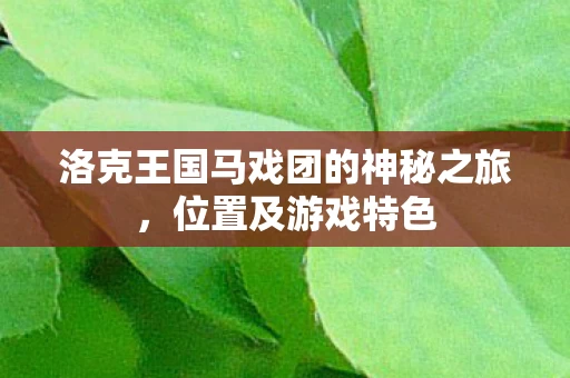 洛克王国马戏团的神秘之旅图片