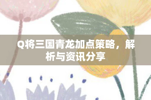 Q将三国青龙加点策略图片