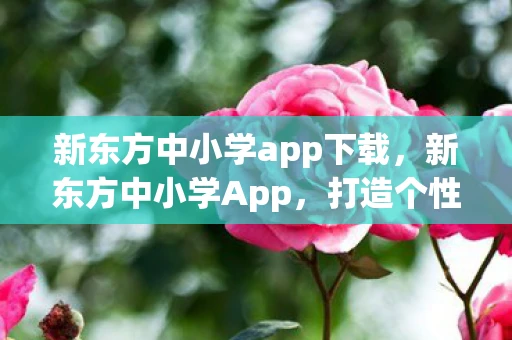 新东方中小学app下载,新东方中小学App,打造个性化学习新体验 新东方中小学app下载,新东方中小学App,打造个性化学习新体验