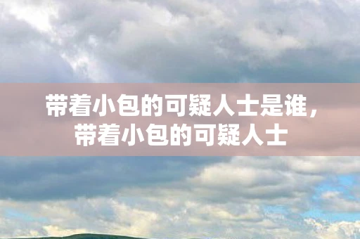 带着小包的可疑人士是谁，带着小包的可疑人士