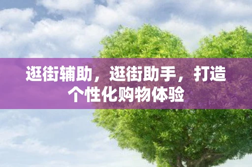 逛街辅助，逛街助手，打造个性化购物体验