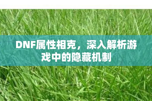 深入解析游戏中的隐藏机制图片
