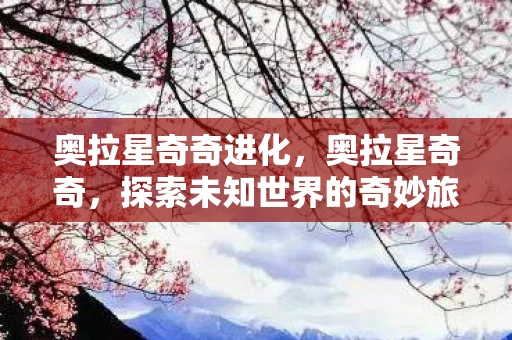 奥拉星奇奇进化，奥拉星奇奇，探索未知世界的奇妙旅程