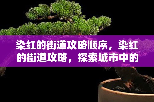 染红的街道攻略顺序，染红的街道攻略，探索城市中的红色魅力