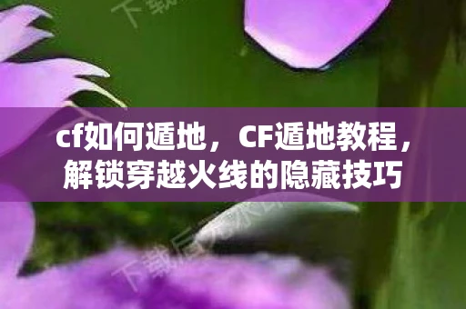 cf如何遁地，CF遁地教程，解锁穿越火线的隐藏技巧