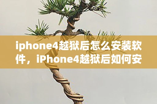 iphone4越狱后怎么安装软件，iPhone4越狱后如何安装软件