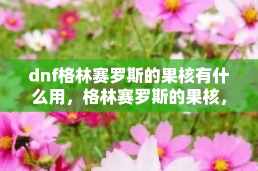 dnf格林赛罗斯的果核有什么用，格林赛罗斯的果核，探索DNF中的神秘传说