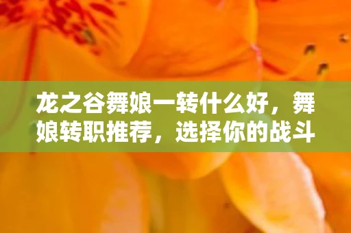 龙之谷舞娘一转什么好,舞娘转职推荐,选择你的战斗风格 龙之谷舞娘一转什么好,舞娘转职推荐,选择你的战斗风格