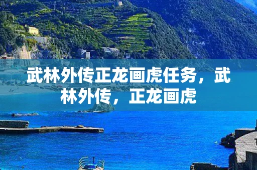 武林外传正龙画虎任务，武林外传，正龙画虎